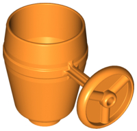 Duplo Cement Mixer Drum on Stand (Dizzy) in Orange