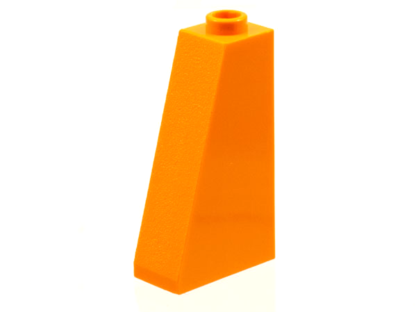 Brick Sloped 75° 2 x 1 x 3 with Open Stud in Orange