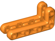 Technic Beam 3 x 7 L-Shape Double in Orange
