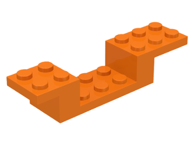 Bracket 8 x 2 x 1 1/3 in Orange