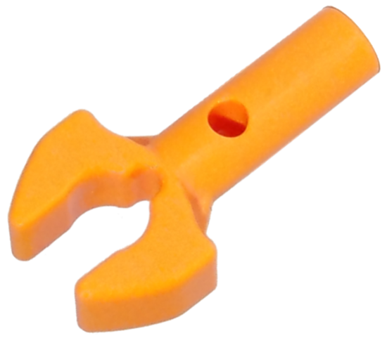 Bar 1L with Clip [Cut Edges and One Side Hole] [Gap in Clip] in Orange