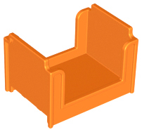 Duplo Bed, Bunk in Orange