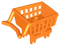 Equipment Shopping Cart in Orange