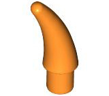 Animal Body Part, Barb / Claw / Tooth / Talon / Horn, Small in Orange