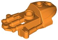 Large Figure Limb Cover (Toa Inika) in Orange
