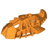 Large Figure Foot, Toa Inika Elliptical in Orange