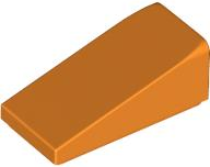 Brick Sloped 18° 2 x 1 x 2/3 in Orange