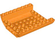 Brick Curved Inverted 8 x 8 x 2 Double in Orange