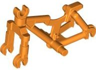 Bicycle Frame Wide, Clip for Steer in Orange