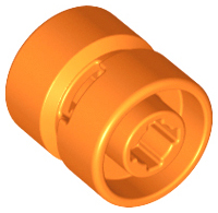 Wheel 11 x 12 with Hole Notched for Wheels Holder Pin in Orange