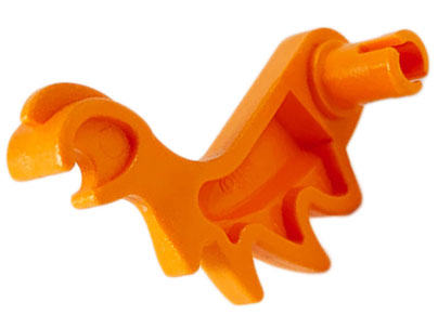 Animal / Creature Body Part, Dinosaur / Dragon Arm, Right in Orange