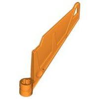 Large Figure Wing, Small in Orange