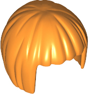 Hair Short Bob Cut in Orange