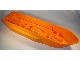 Boat Hull 51 x 12 x 6 with Side Bulges in Orange
