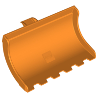Duplo Toolo Scoop 6 x 4 x 3 in Orange