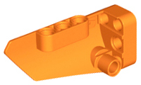 Technic Panel Fairing # 4 Small Smooth Long, Side B in Orange