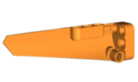 Technic Panel Fairing #6 Long Smooth, Side B in Orange