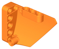 Technic Panel Fairing #13 Large Short Smooth, Side A in Orange