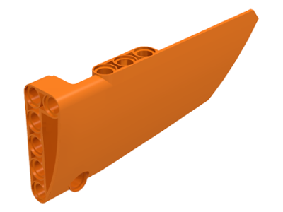 Technic Panel Fairing #18 Large Smooth, Side B in Orange