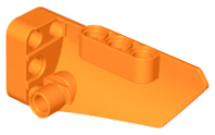 Technic Panel Fairing # 3 Small Smooth Long, Side A in Orange