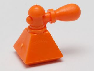 Belville / Scala, Equipment, Bottle Perfume with Pyramid Base and Atomizer in Orange