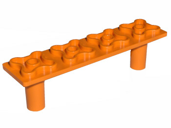 Scala, Support, Bed 2 x 8 x 1 2/3 in Orange