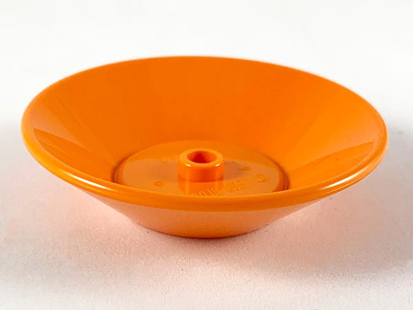 Dish 5 x 5 in Orange