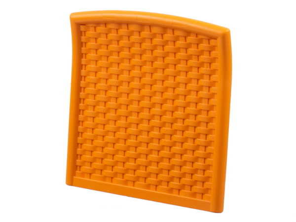 Scala, Chair, Back, Wicker Design in Orange