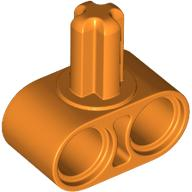 Technic Beam 1 x 2 with Axle on Side in Orange