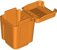 Duplo Garbage Can / Bin in Orange