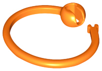 Attachment Ring (DOTS) in Orange