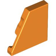 Wedge Tile 2 x 2 Left in Orange