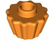 Food Cupcake with Stud in Orange