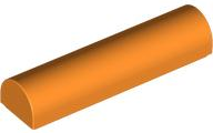 Brick Curved 1 x 4 x 2/3 Double, No Studs in Orange