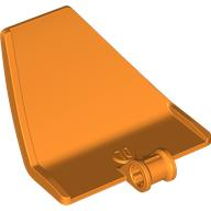 Technic Panel Curved and Bent Angled Right 5 x 4 x 3 #70 in Orange