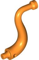 Animal Body Part / Plant, Tail / Trunk / Tentacle / Tongue / Vine / Tree Branch (Long Tip) in Orange