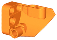 Technic Panel Fairing #1 Small Smooth Short, Side A in Orange