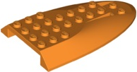 Aircraft Fuselage Curved Aft Section 6 x 10 Top in Orange