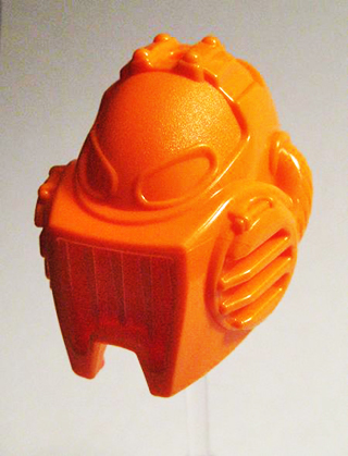 Large Figure Mask, Rotor in Orange