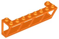 Window 2 x 8 x 2 Boat in Orange
