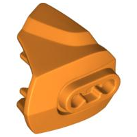 Large Figure Limb Cover, Size 3, Armor with Ball Joint Socket in Orange