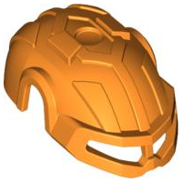 Large Figure Helmet in Orange