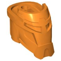 Large Figure Head in Orange