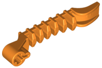 Launcher, Large Figure Weapon, Zamor Sphere Launcher, Bottom with Axle Hole in Orange