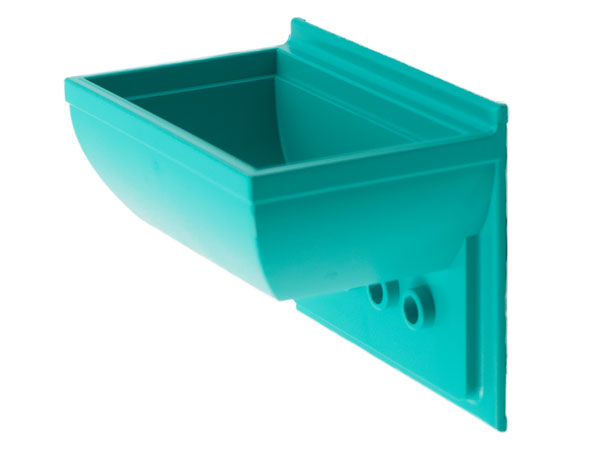 Scala, Equipment, Wall Mounted Sink in Light Turquoise