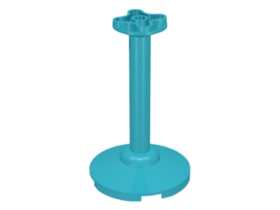 Support 4 x 4 x 5 2/3 Stand in Light Turquoise