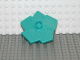 Duplo Plant Flower Metal Design with 5 Petals (Little Robots) in Light Turquoise