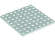Plate 8 x 8 in Aqua