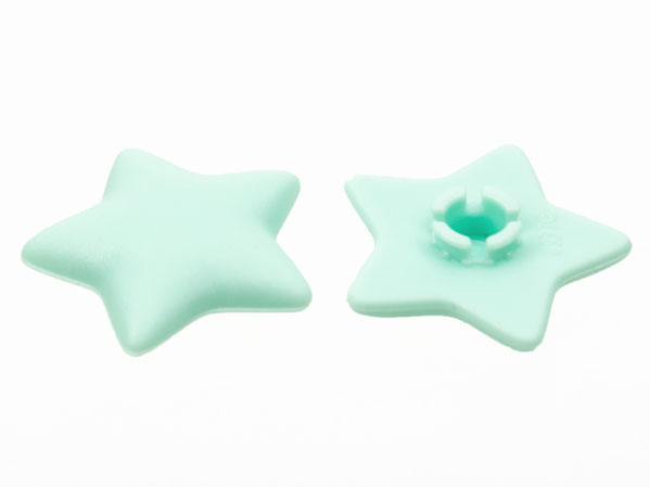 Clikits Icon, Star 2 x 2 Large with Pin in Aqua