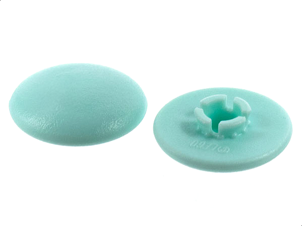 Clikits Icon, Round 2 x 2 Large with Pin in Aqua